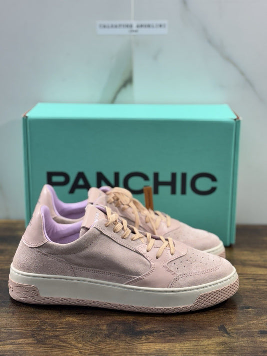 Panchic Lace Up Sneaker  Donna  Suede Pink  Causal Shoes   Panchic 41