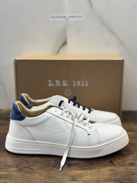L.B.M 1911 Sneaker Pelle Bianca  Casual Scarpa Uomo 45