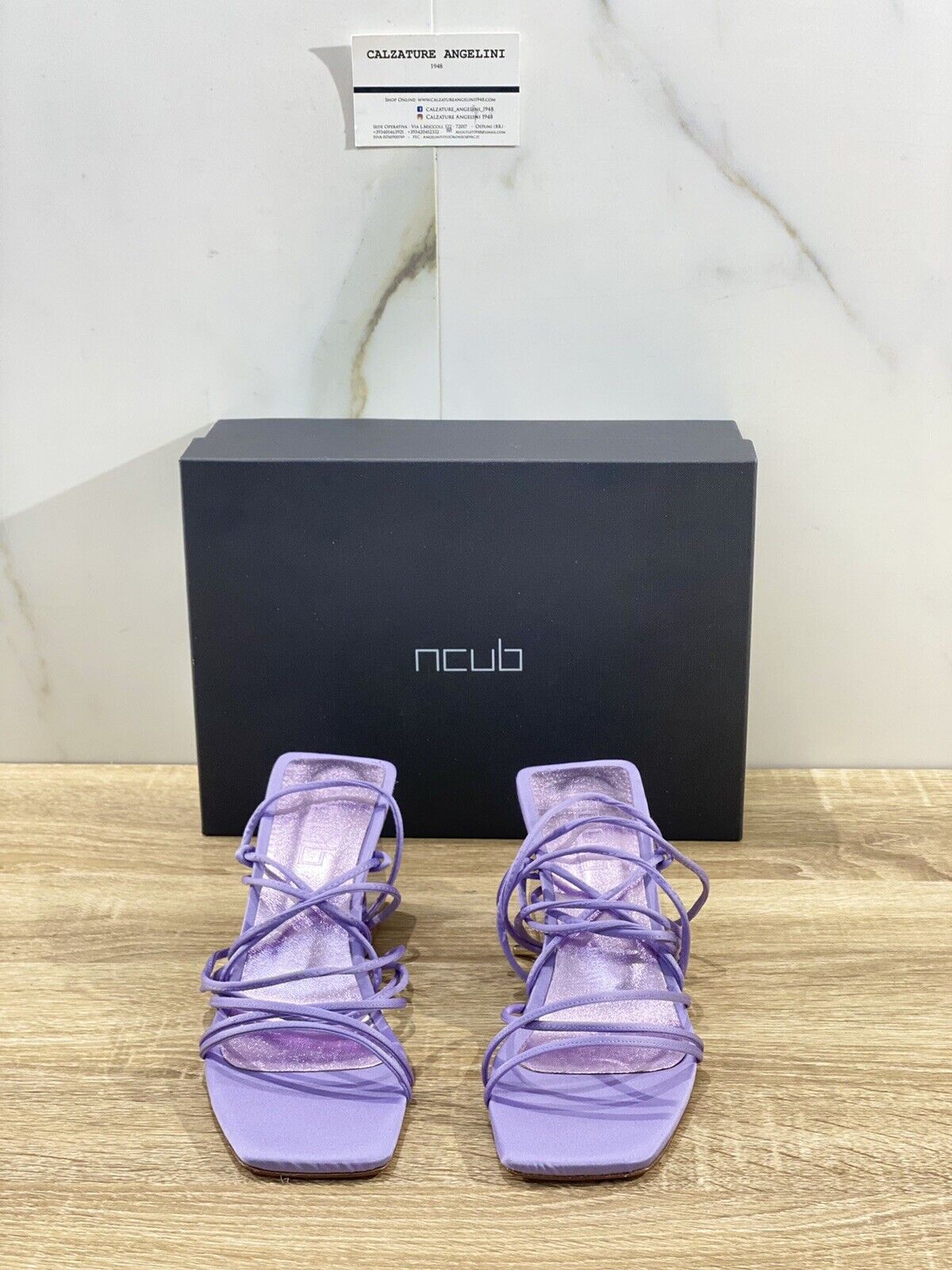 Ncub Sandalo donna Lexy 17 luxury sandal NCub Raso  Lilla 38