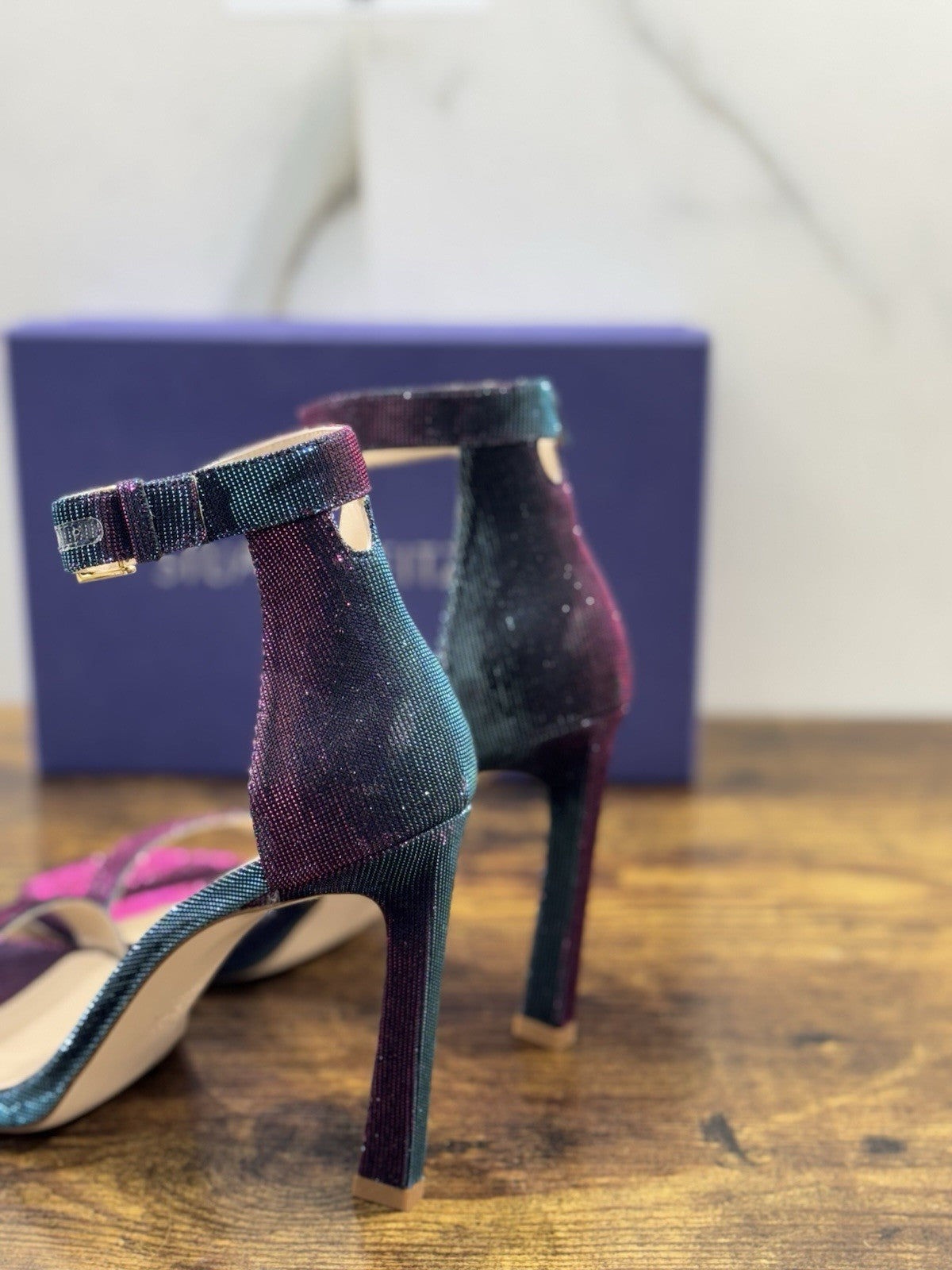 stuart weitzman Sandalo Donna   Pelle Fucsia Multi Night  Luxury Woman  Donna 40