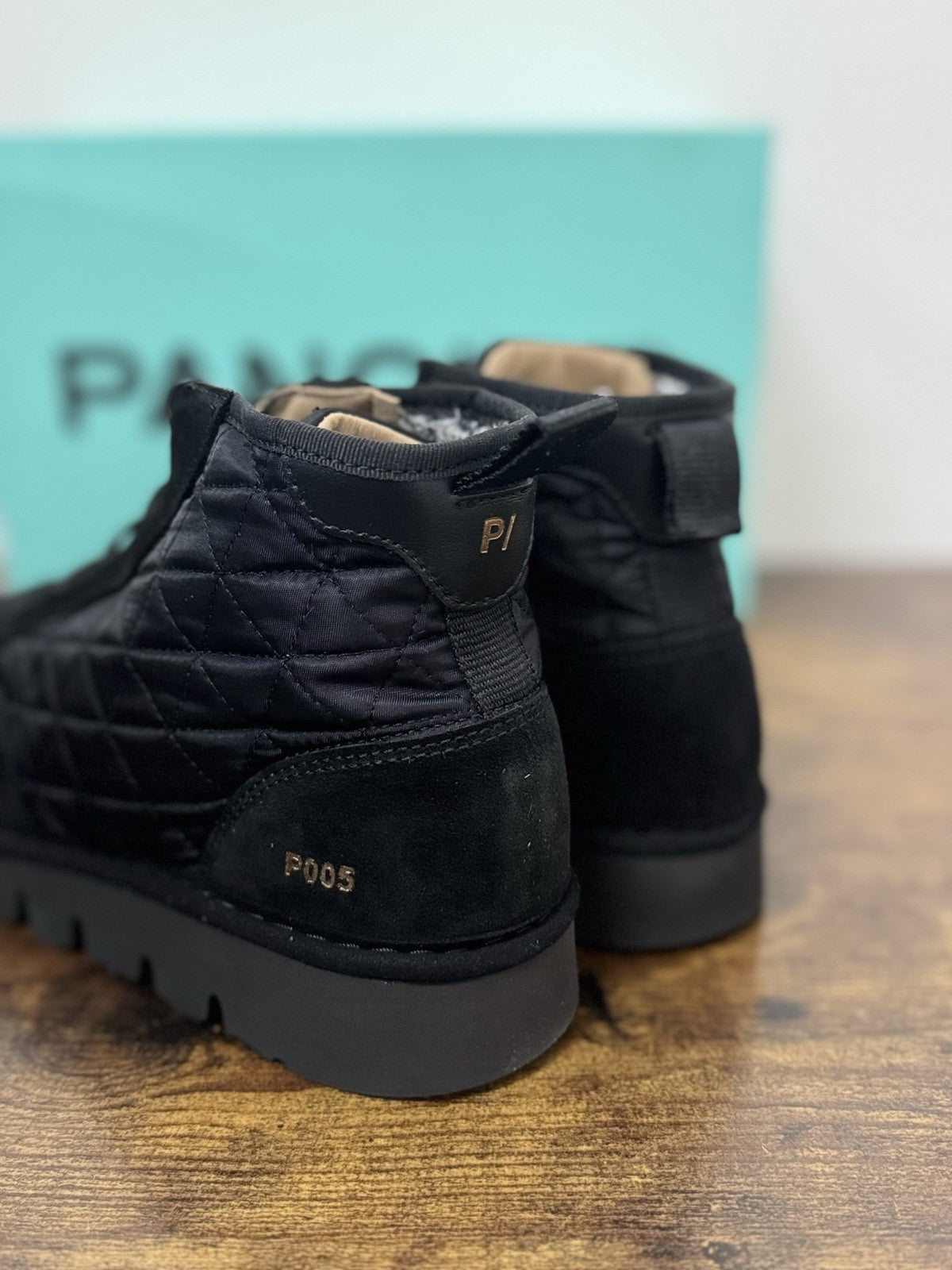 Panchic Ankle Boot Suede Nero Pelliccia Interna  Casual Boot Panchic Donna 41