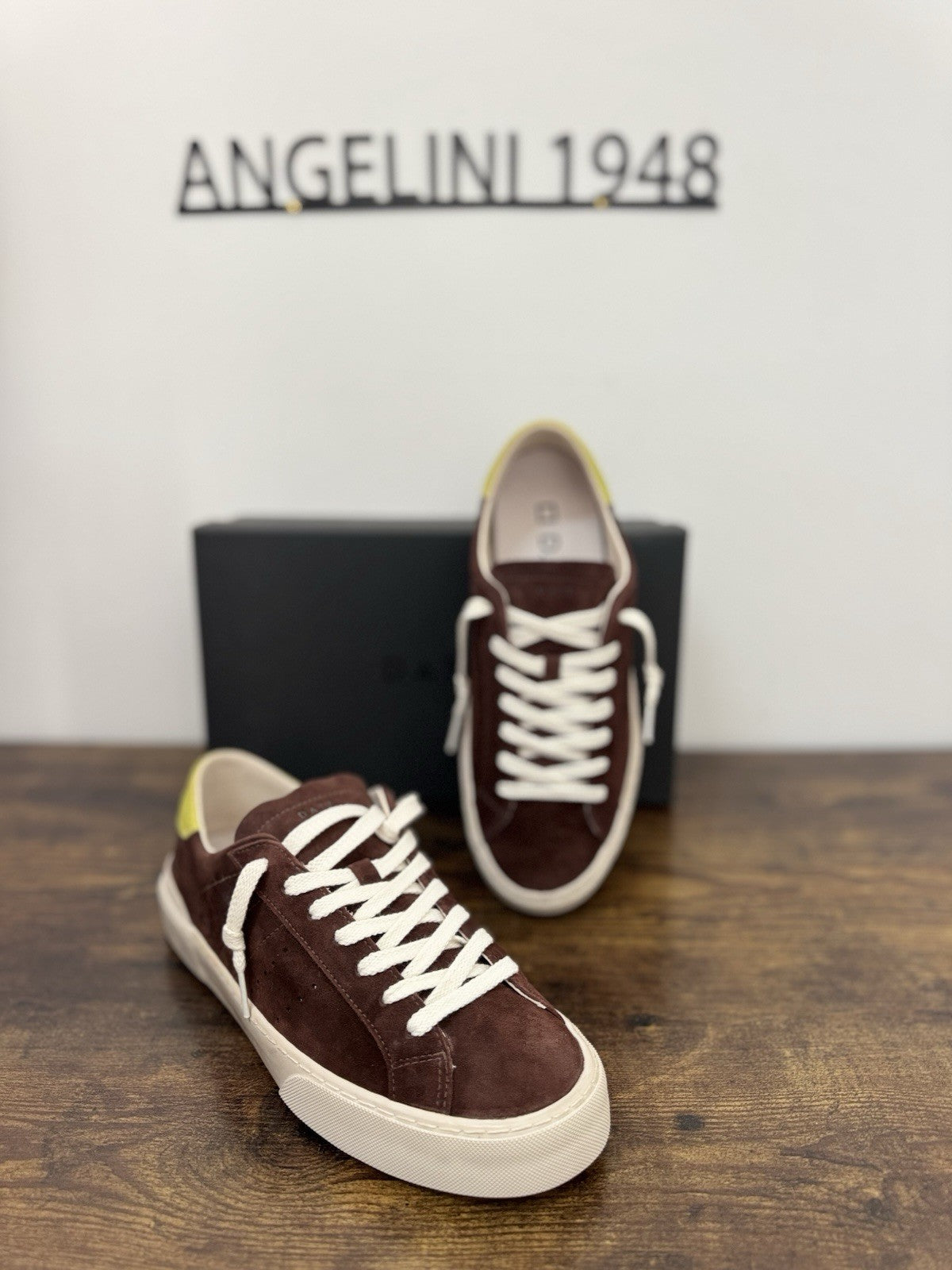 D.a.t.e. Hill Low Sneaker Pelle Suede Testa Moro   Casual Uomo 40