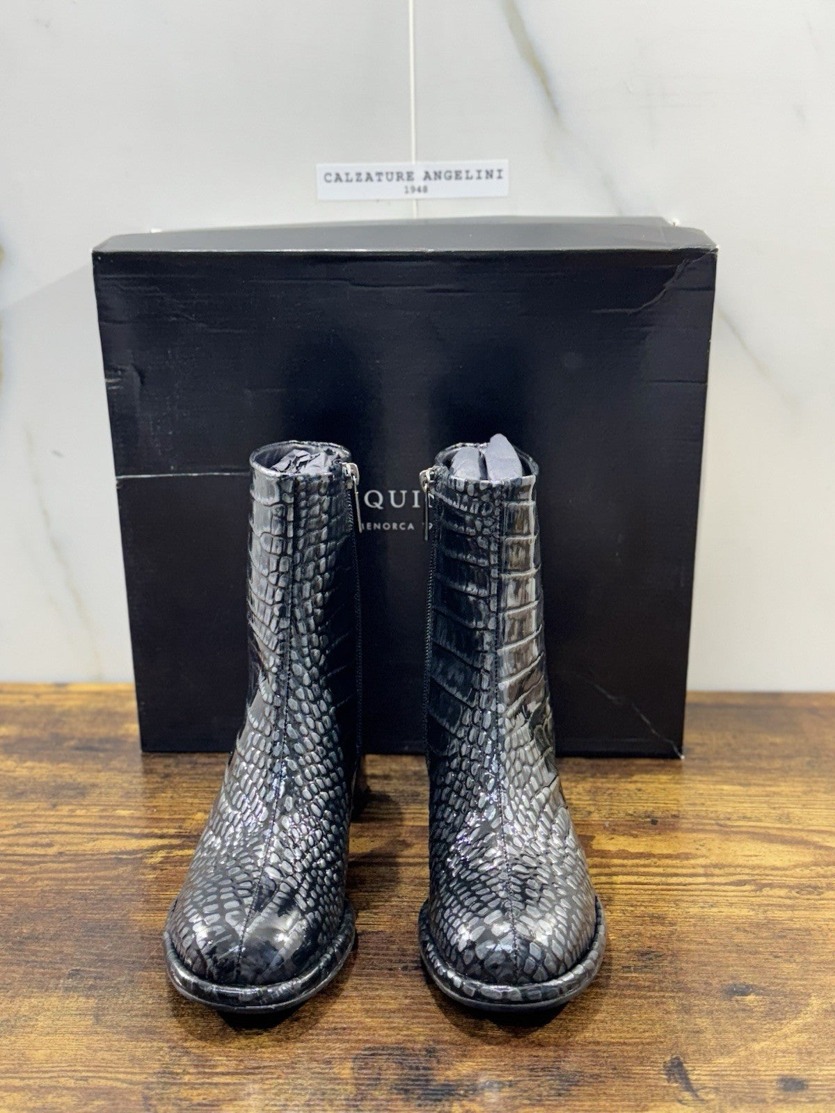 Pons Quintana Stivaletto Donna Pelle Nero          Con Tacco Luxury Boot 40