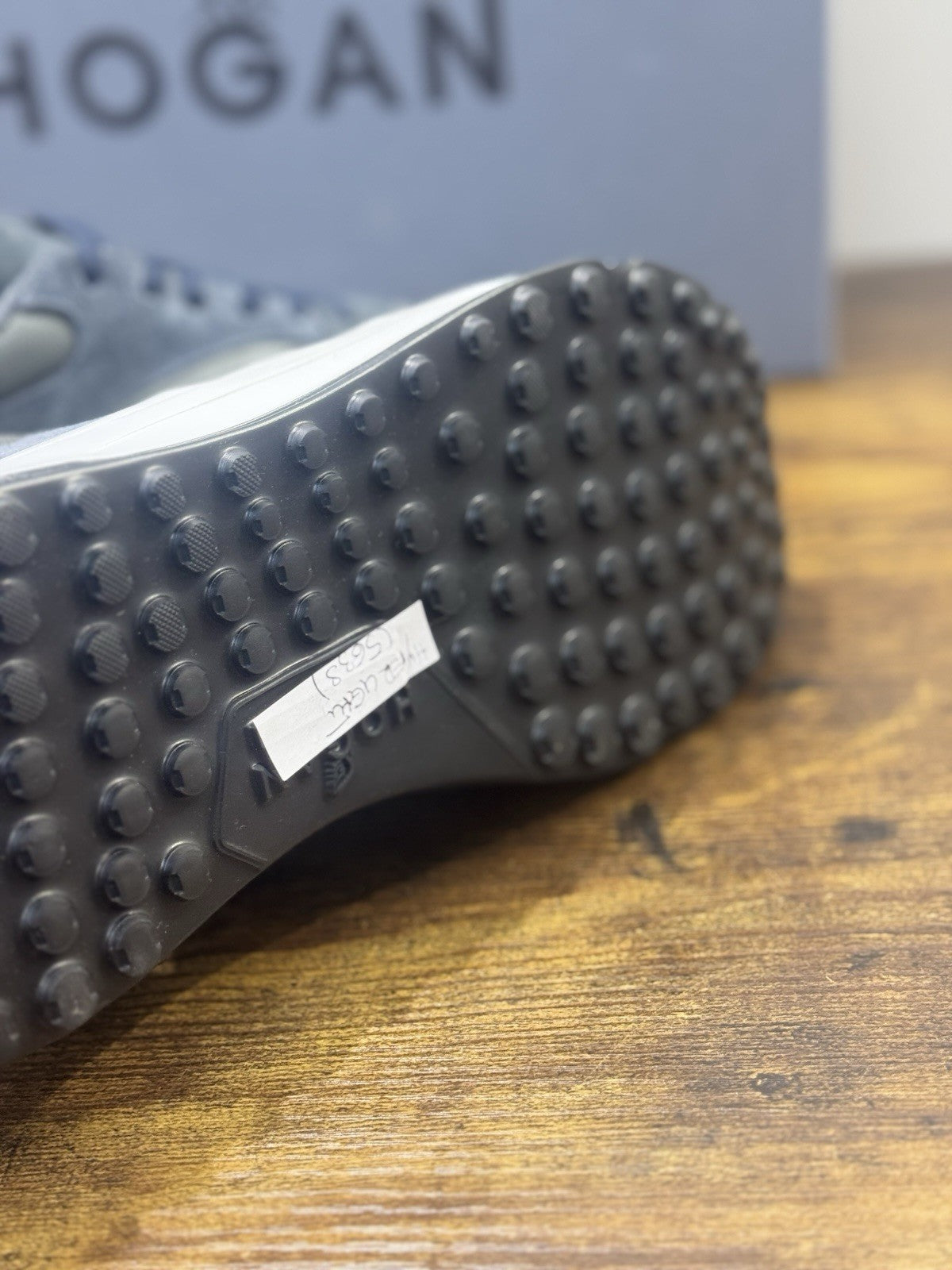Hogan New Hyperlight Sneaker Pelle Blu  Memory Foam Luxury Hogan Uomo 40.5
