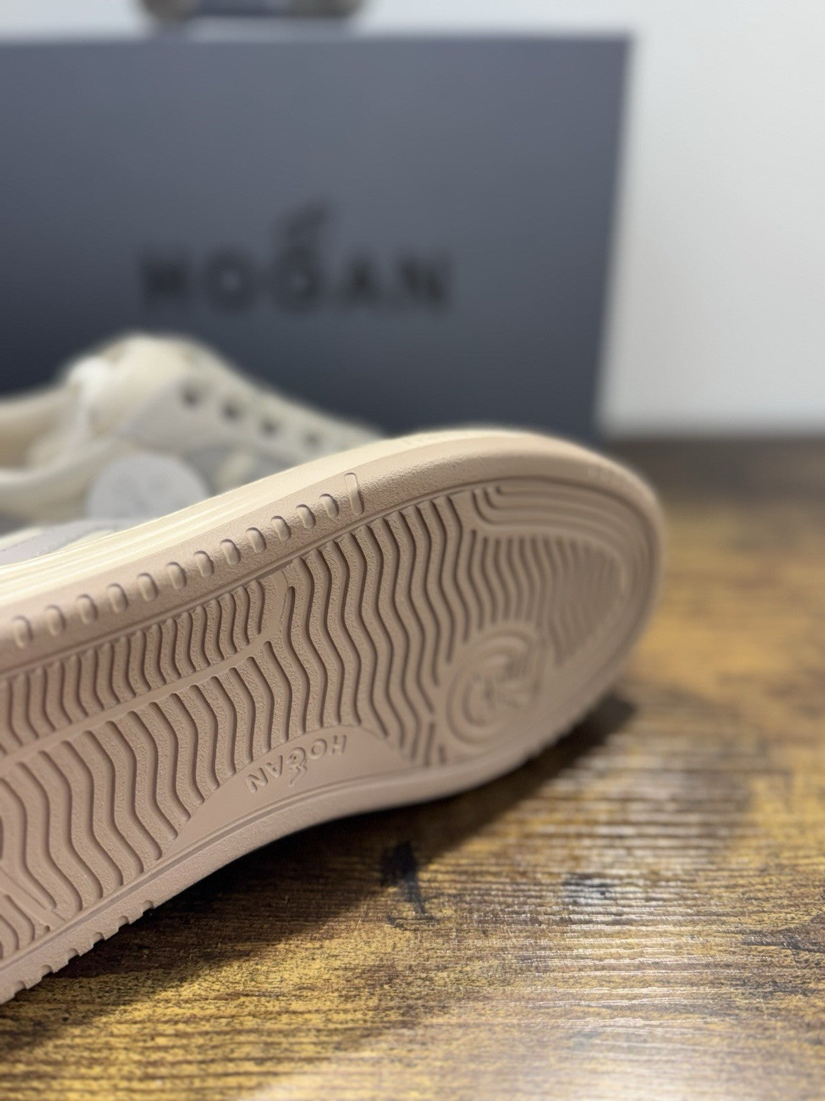Hogan H630 Sneaker Suede E Pelle Memory Grey Casual Donna 38