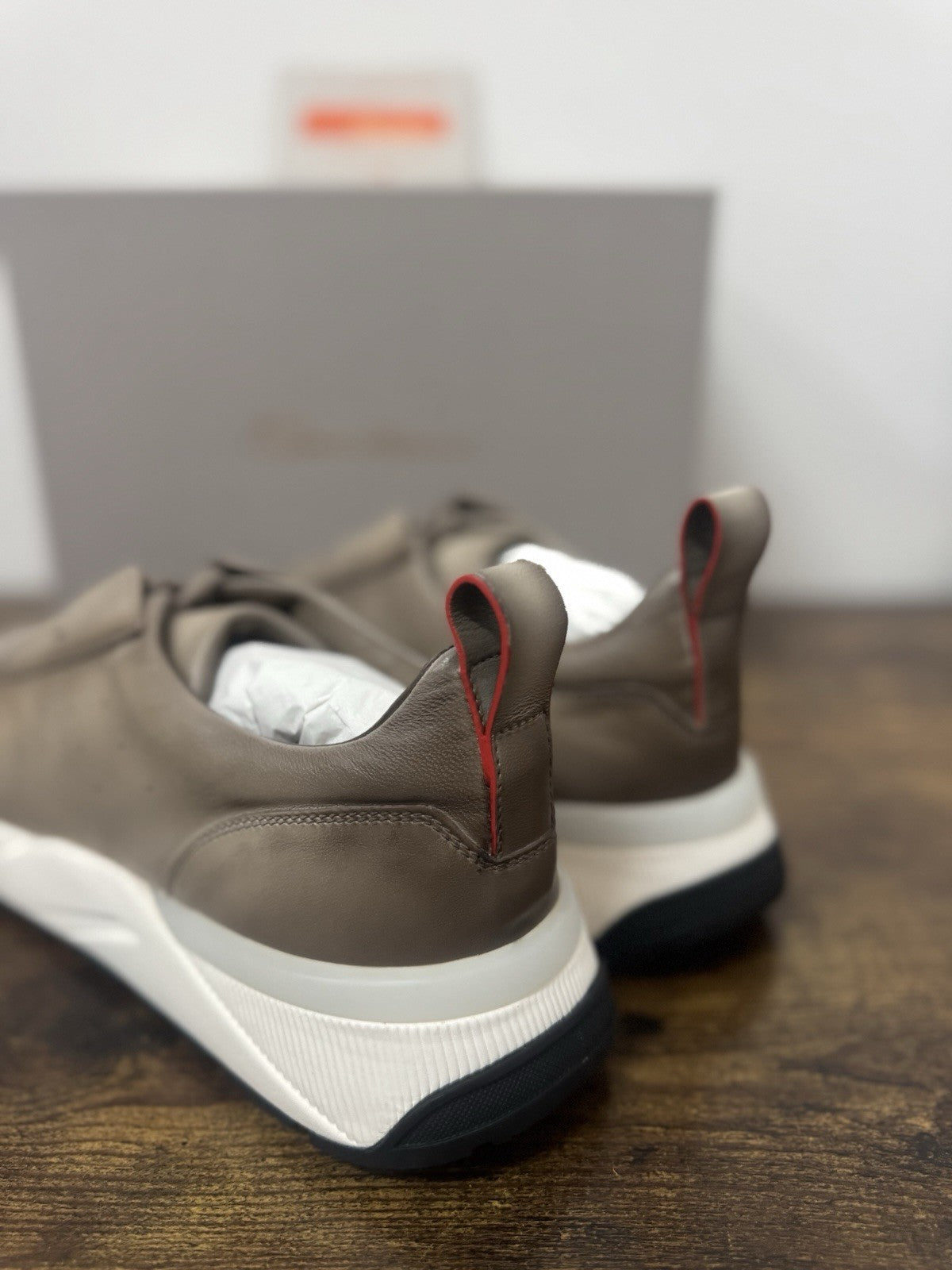 Santoni Innova Sneaker Pelle Super Soft    Casual Luxury Santoni Scarpa Uomo 44