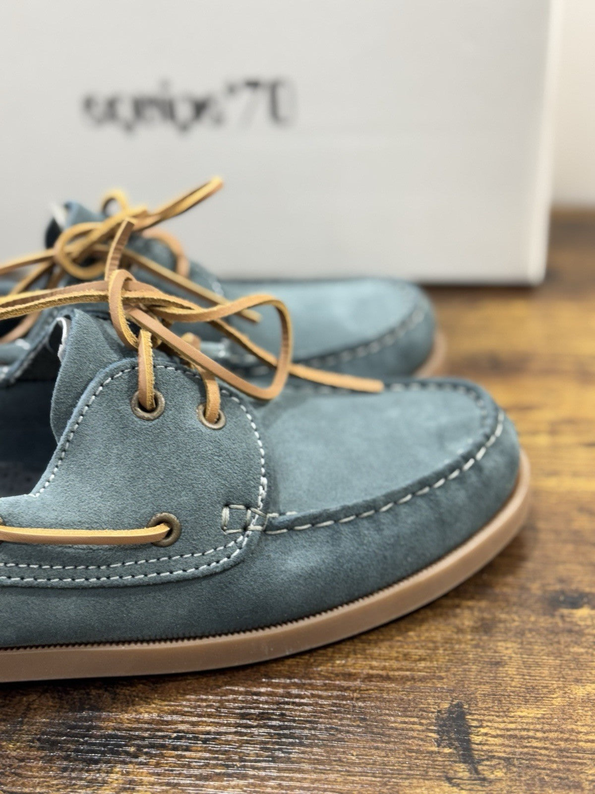 Equipe 70 Scarpa Da Barca Suede Sky Uomo 43