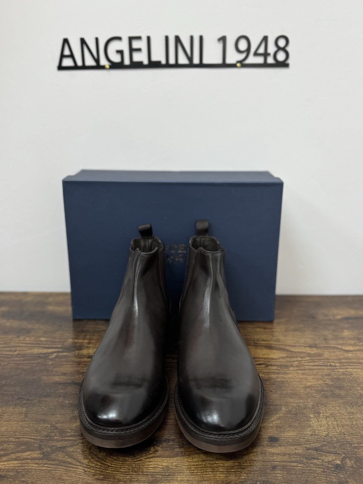 Marechiaro 1962 Chelsea Boot Pelle Marrone Made In Italy Uomo 45