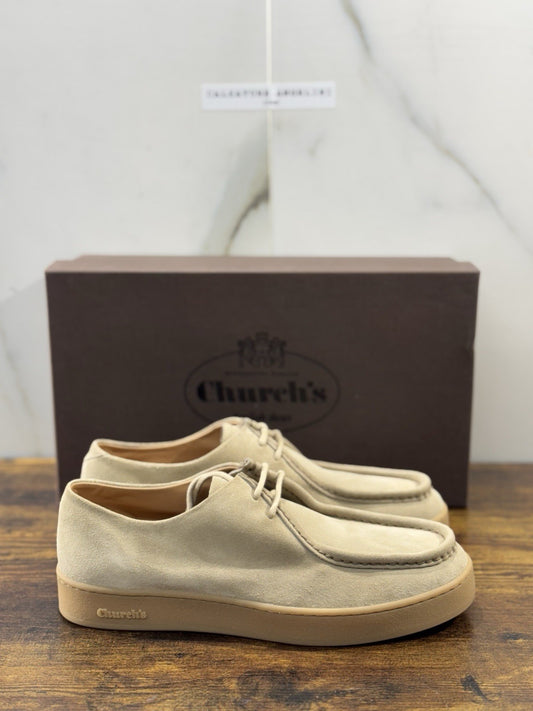 Church’s Scarpa Stringata In Suede Desert  Nocton Luxury Uomo 42