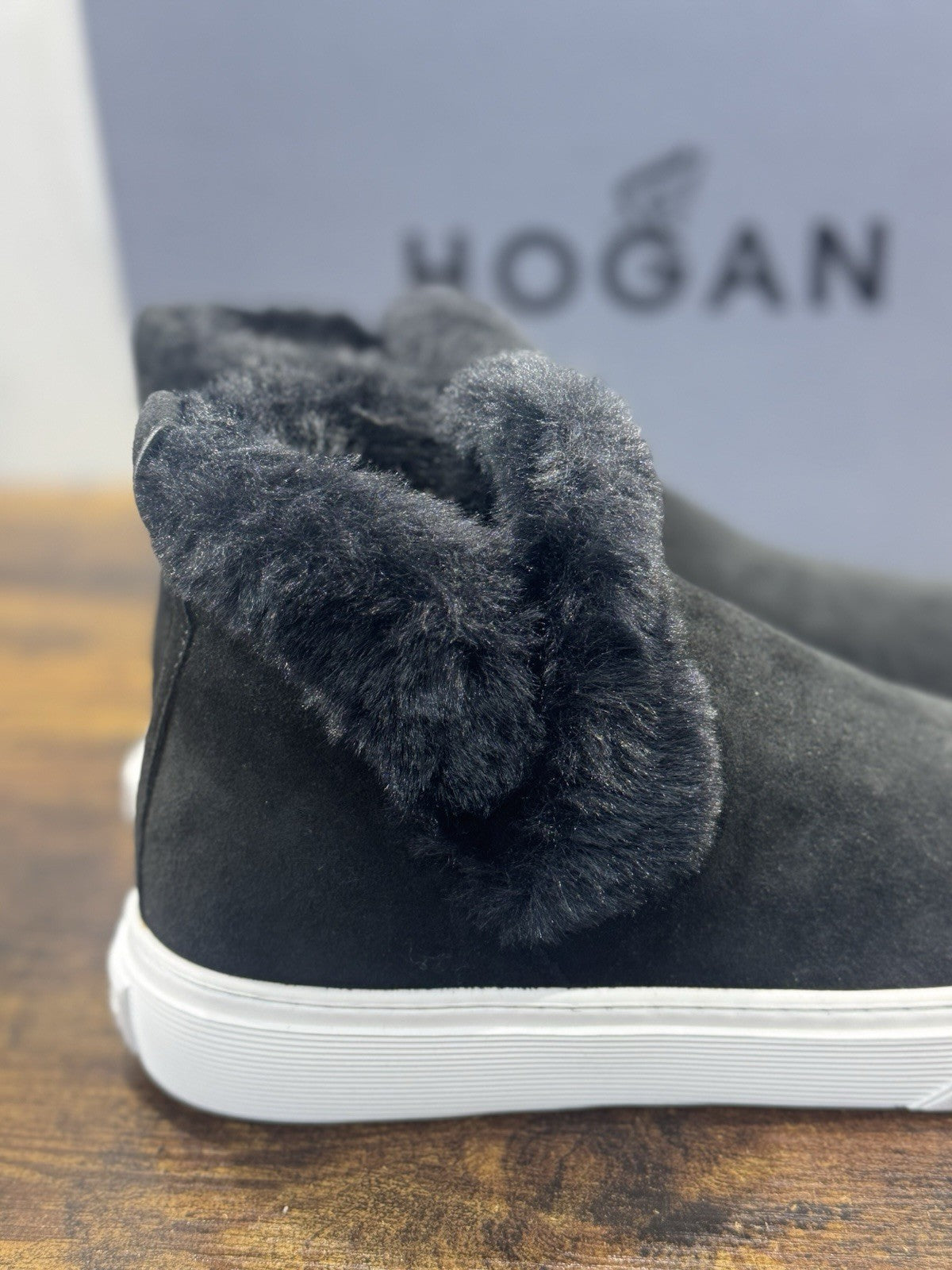 Hogan H366 Stivaletto Winter Feeling Suede Nero Casual Hogan Donna 38