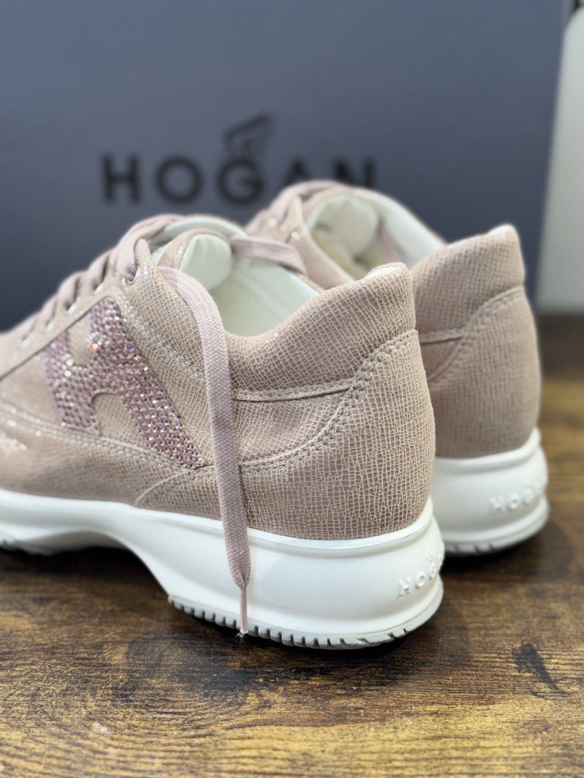 Hogan Interactive Pelle Rosa H Strass   Casual Hogan Donna 38