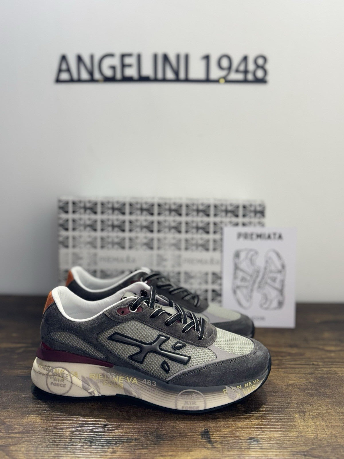 Premiata Moerun   Sneaker Suede Grey  Casual Premiata Uomo 40