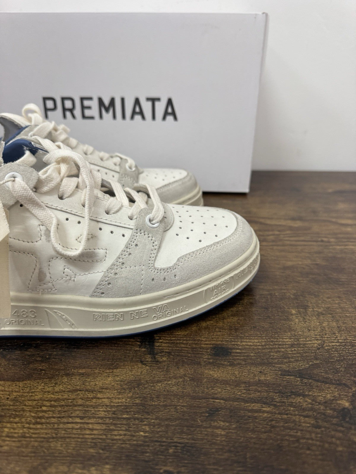 Premiata Quinn Sneaker Pelle Bianco   Casual Premiata Uomo 40