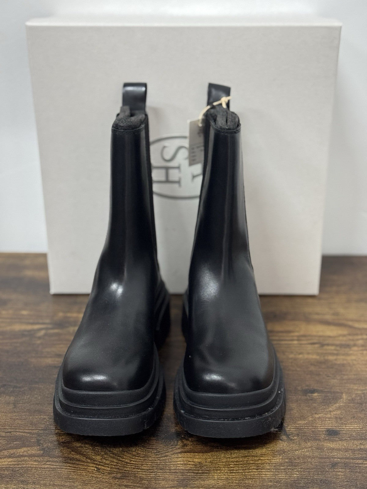 Ash Storm Combat Boot Pelle Nero Casual Ash Donna 39