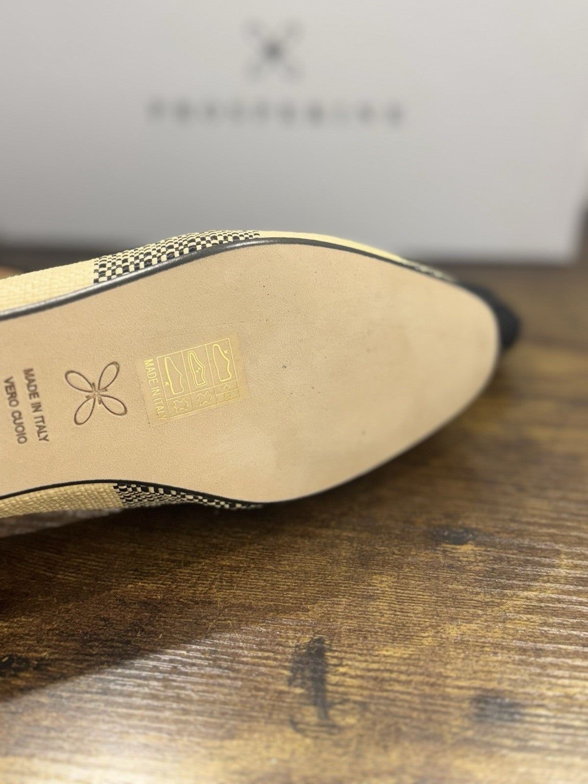 Prosperine Mocassino In Raffia Nero Beige   Casual Flat Shoes Donna 36.5