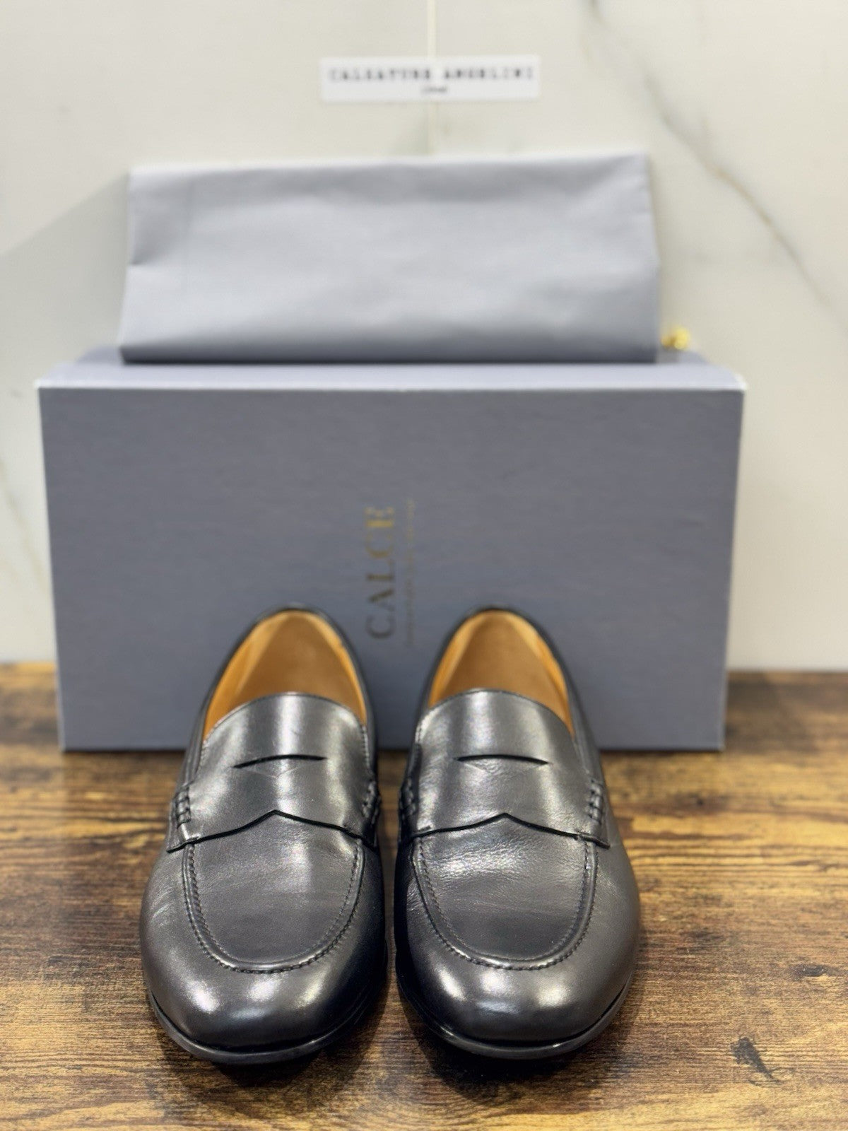 Calce Scarpa Uomo Mocassino Pelle Nera One Flex   Top Quality Uomo 44