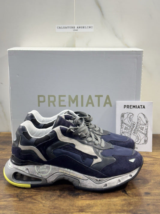 Premiata Sneaker Uomo Sharky  Blu   Casual Premiata Men Shoe 41