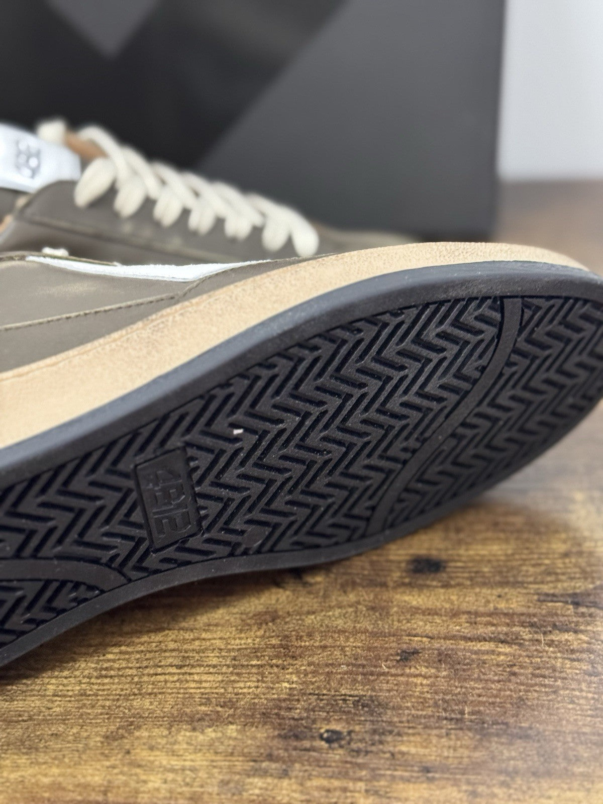 4B12 Sneaker Play new Pelle Light Grey Casual Uomo 43