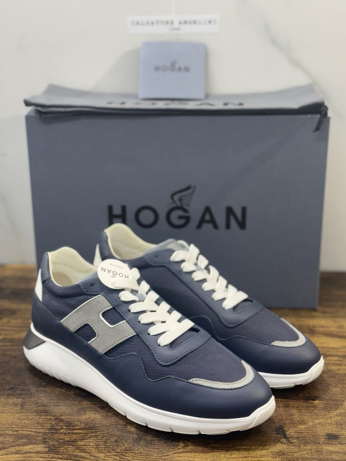 Hogan Interactive 3 Pelle Blu   Casual Hogan Uomo 41.5