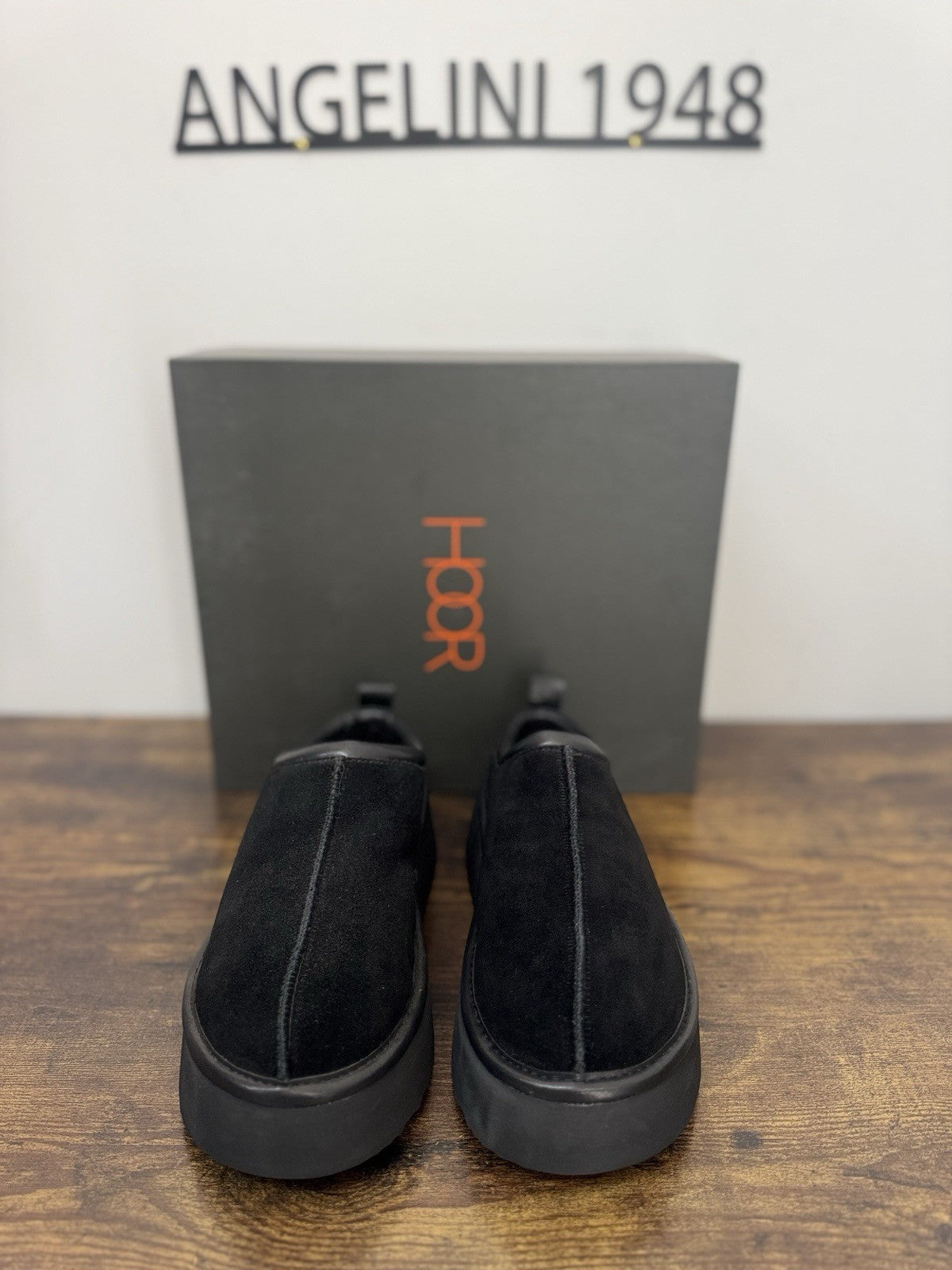 Hoor Sabot Mars Eco Fur Suede Nero  Extra Light  Causal Donna 37