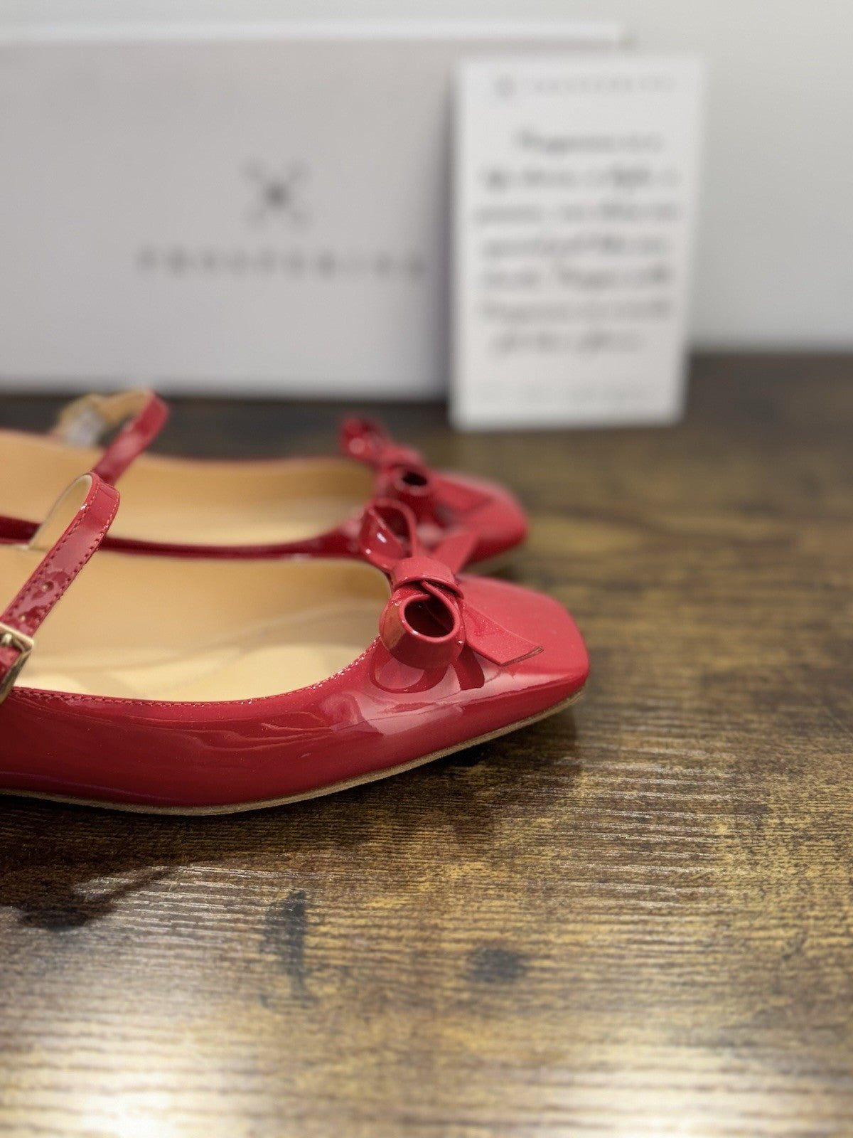 Prosperine Ballerina Vernice Rossa Casual Donna 37