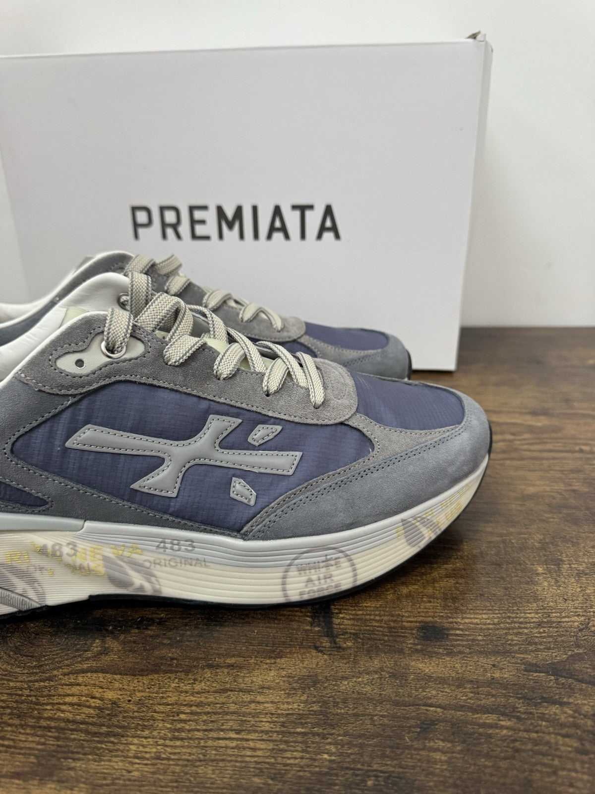 Premiata Moerun Sneaker Suede Blu  Casual Premiata Uomo 43