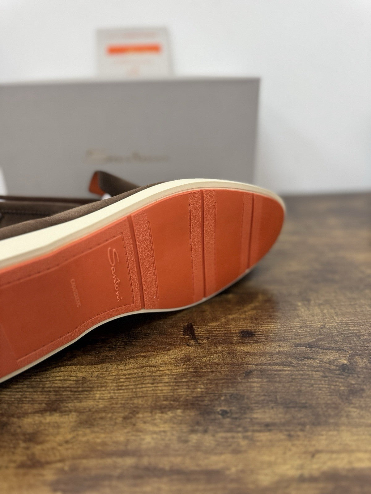 Santoni Mocassino Summer Walk Suede Brown Casual Santoni Uomo 46