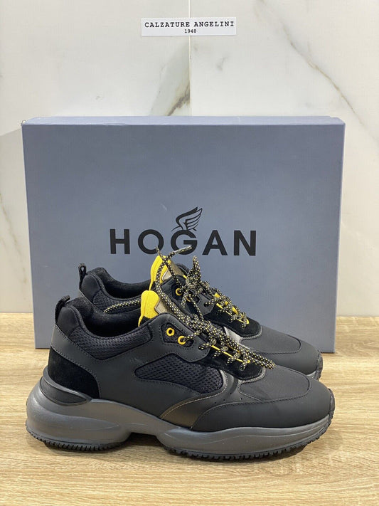 Hogan Interaction uomo sneaker Nero casual hogan men shoes 40