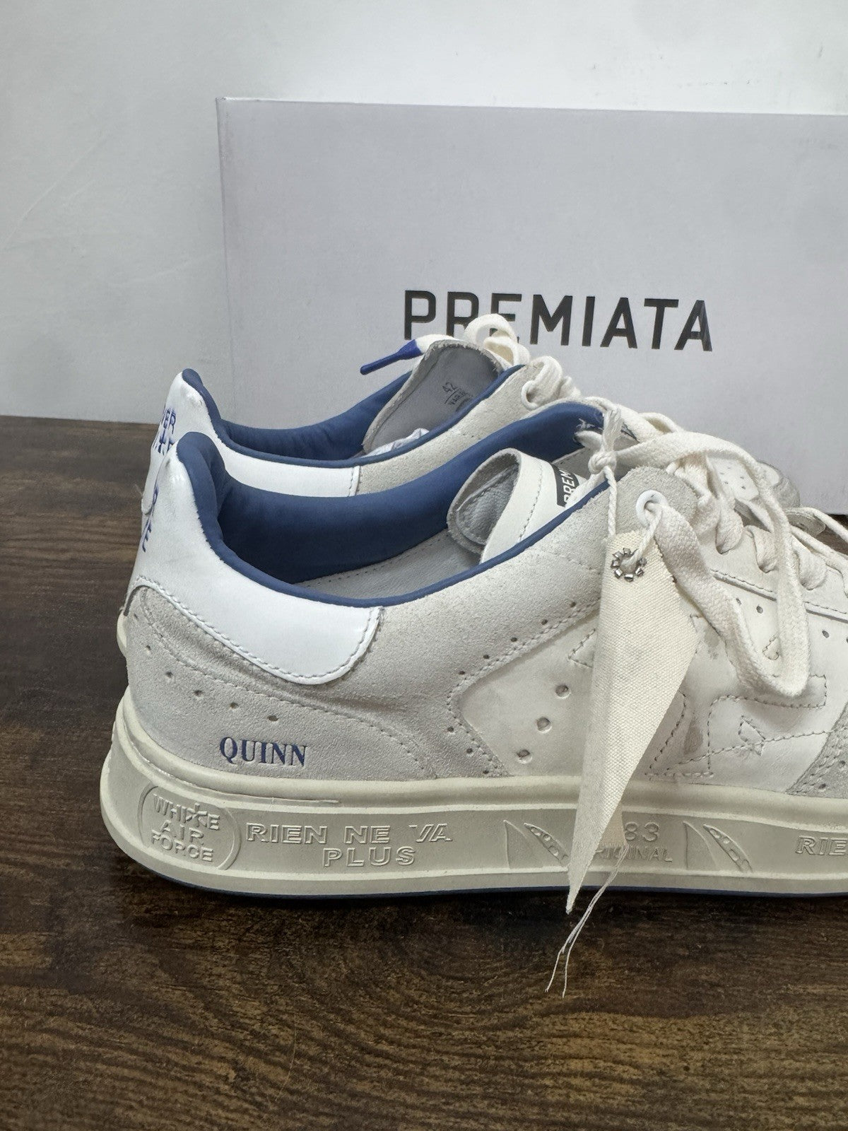 Premiata Quinn Sneaker Pelle Bianco   Casual Premiata Uomo 43