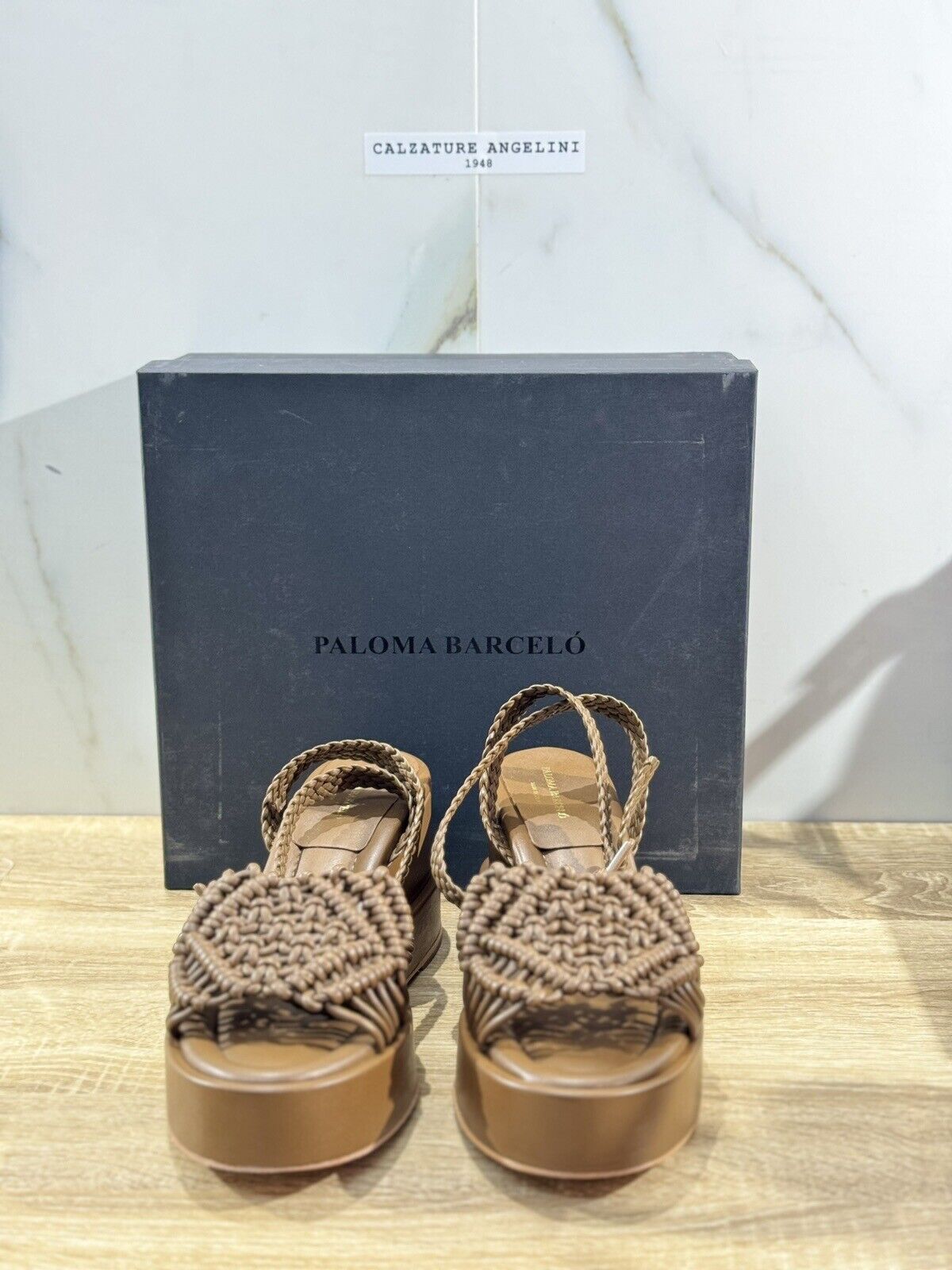 Paloma BARCELO’ Sandalo Donna Vallet  Nappa Cuoio  Luxury  41