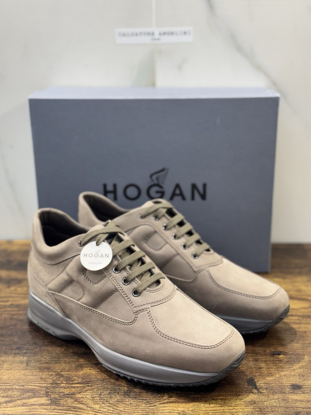 Hogan Interactive Pelle Nabuck Palude Casual Uomo Hogan 42.5