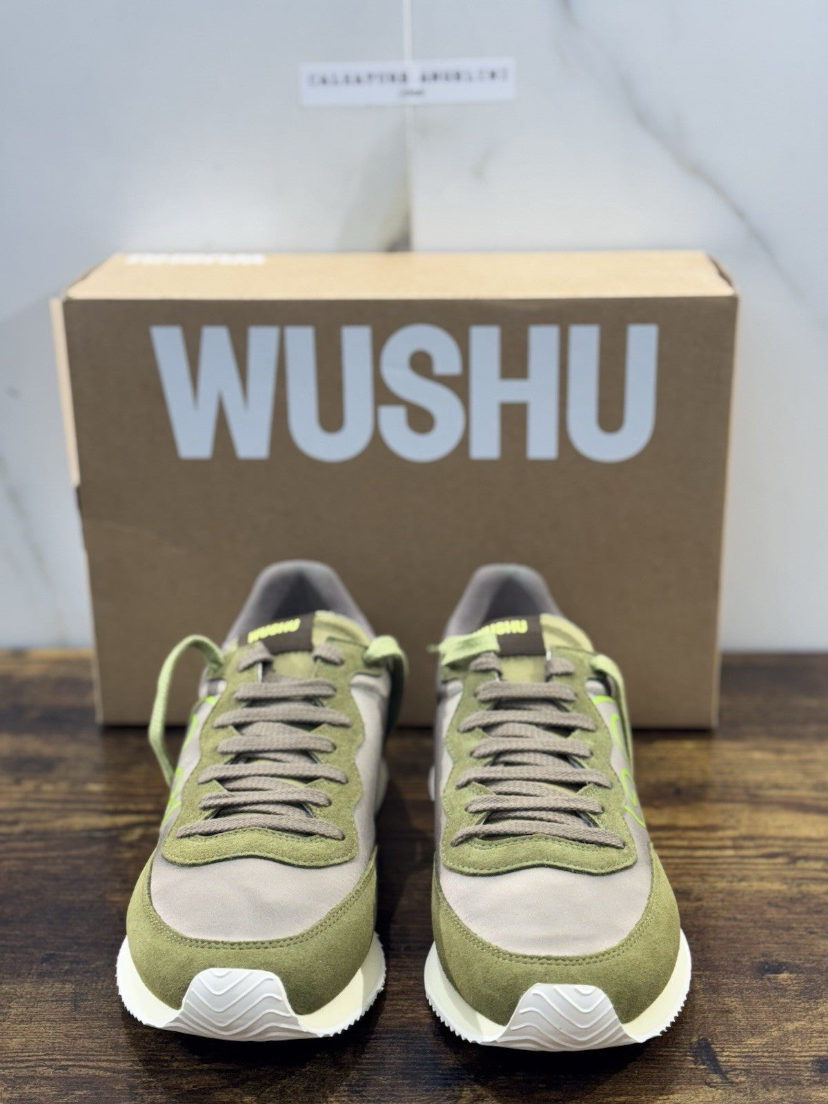 Wushu Ruyi Sneaker Uomo Casual Tiantan Sport EV  Extra Light Verde 41