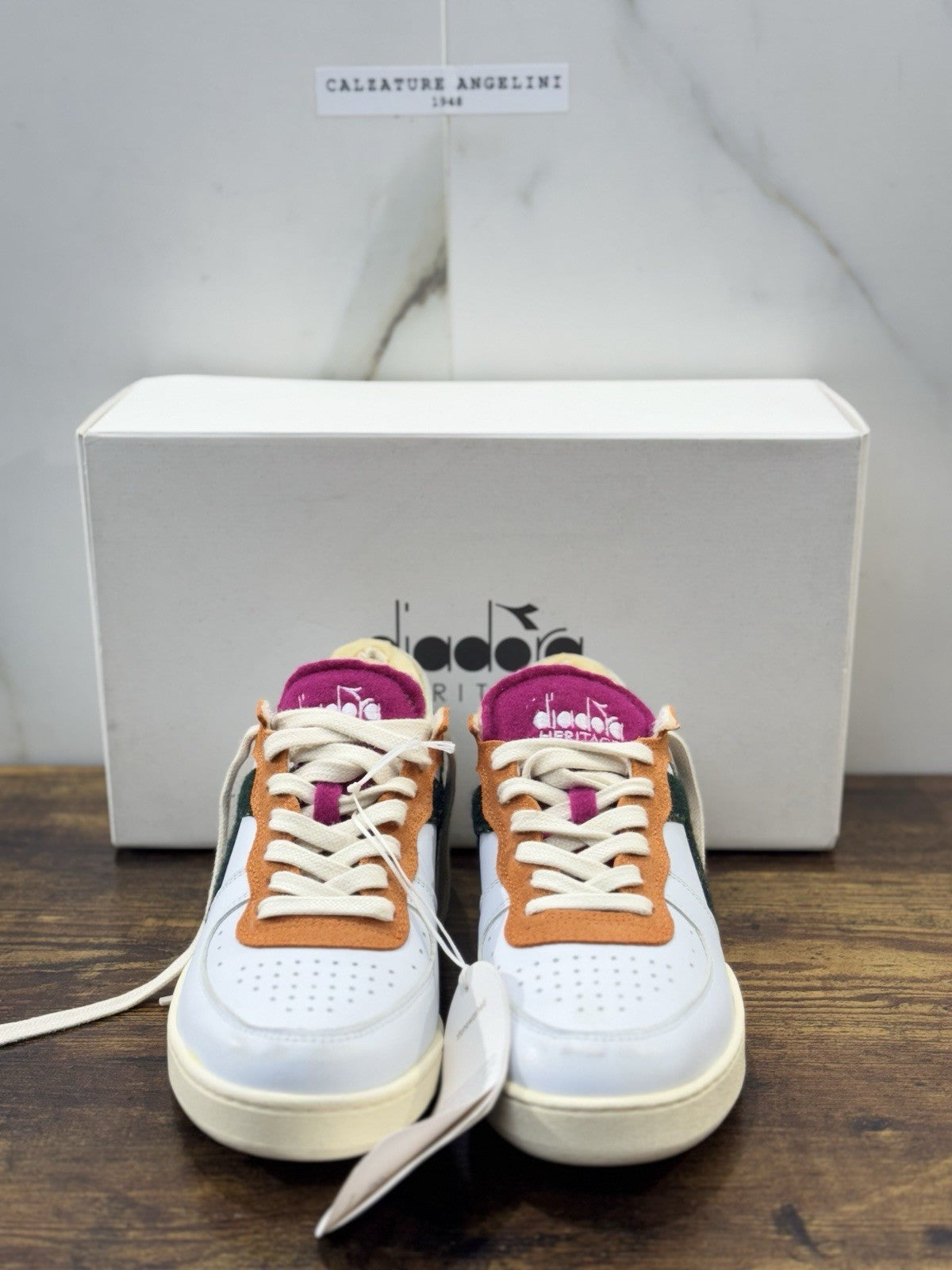 diadora heritage Sneaker Mi Basket Row Cut Tennis      Made In Italy  Uomo 40.5