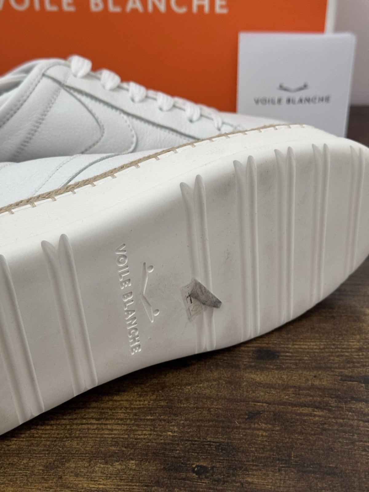 Voile Blanche Sneaker Layton Pelle Bianca Casual Uomo 40