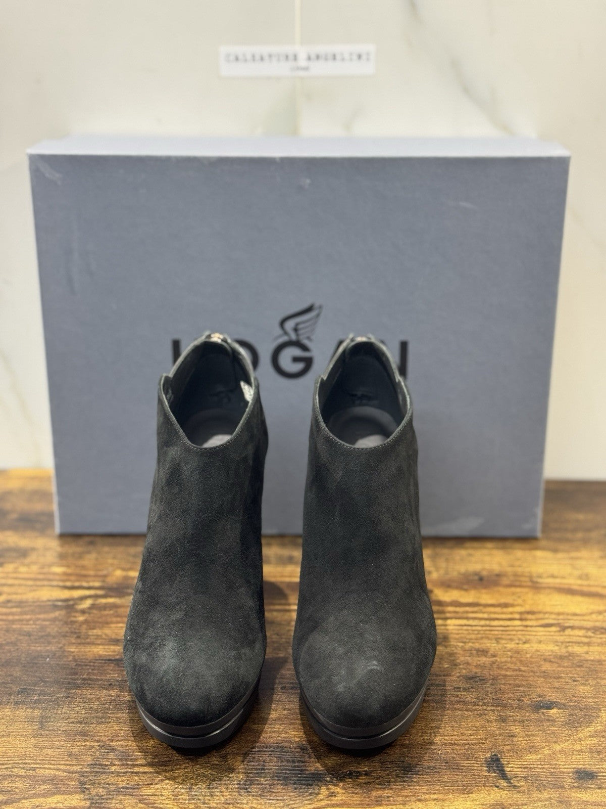 Hogan Interactive Stivaletto  Suede Nero  Con Tacco Casual Hogan Donna 39