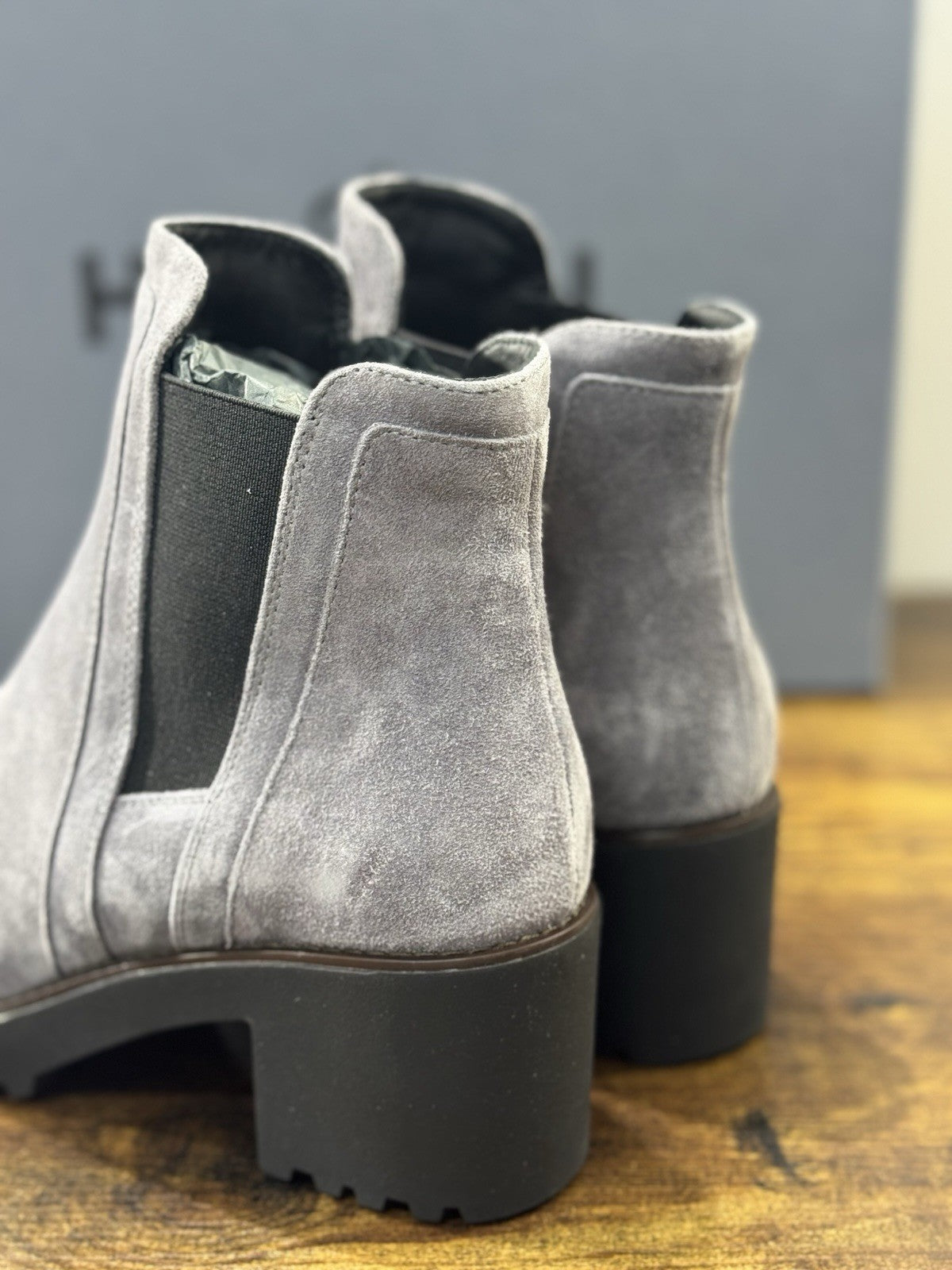 Hogan   Stivaletto  Suede Grigio Con Tacco  Winter Boot   Casual Hogan Donna 39