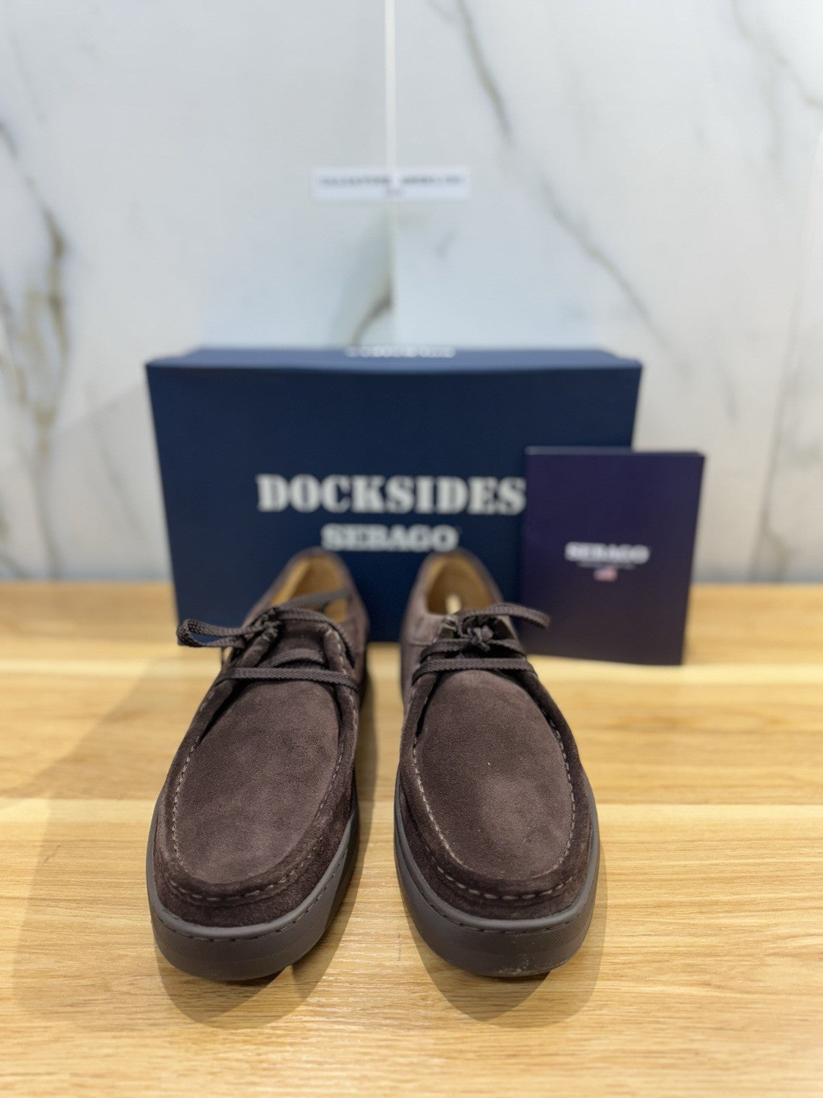 Sebago Harper Man Suede Dark Brown Casual Uomo 41