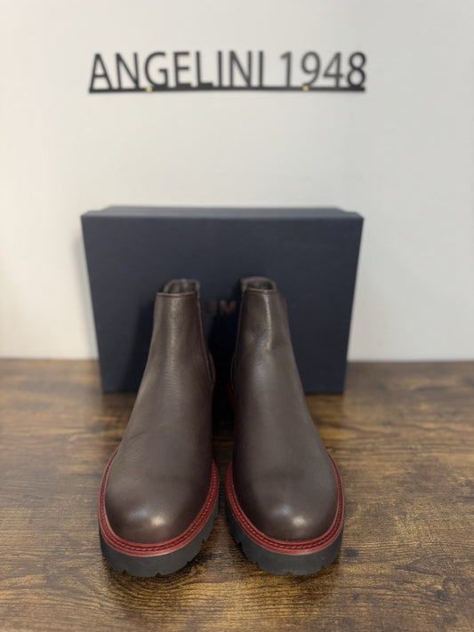 Boemos Stivaletto Pelle Testa Moto  100% Made In Italy Casual Boot Uomo 44