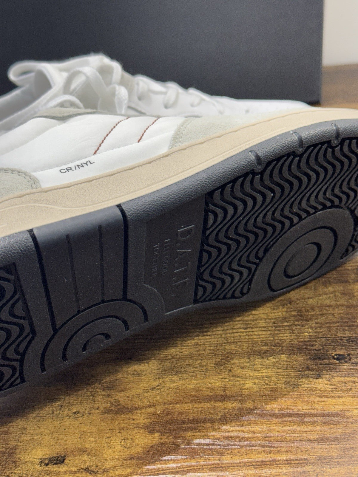 D.A.T.E Court 2.0 Sneaker Pelle Bianco Blu    Casual Uomo 45