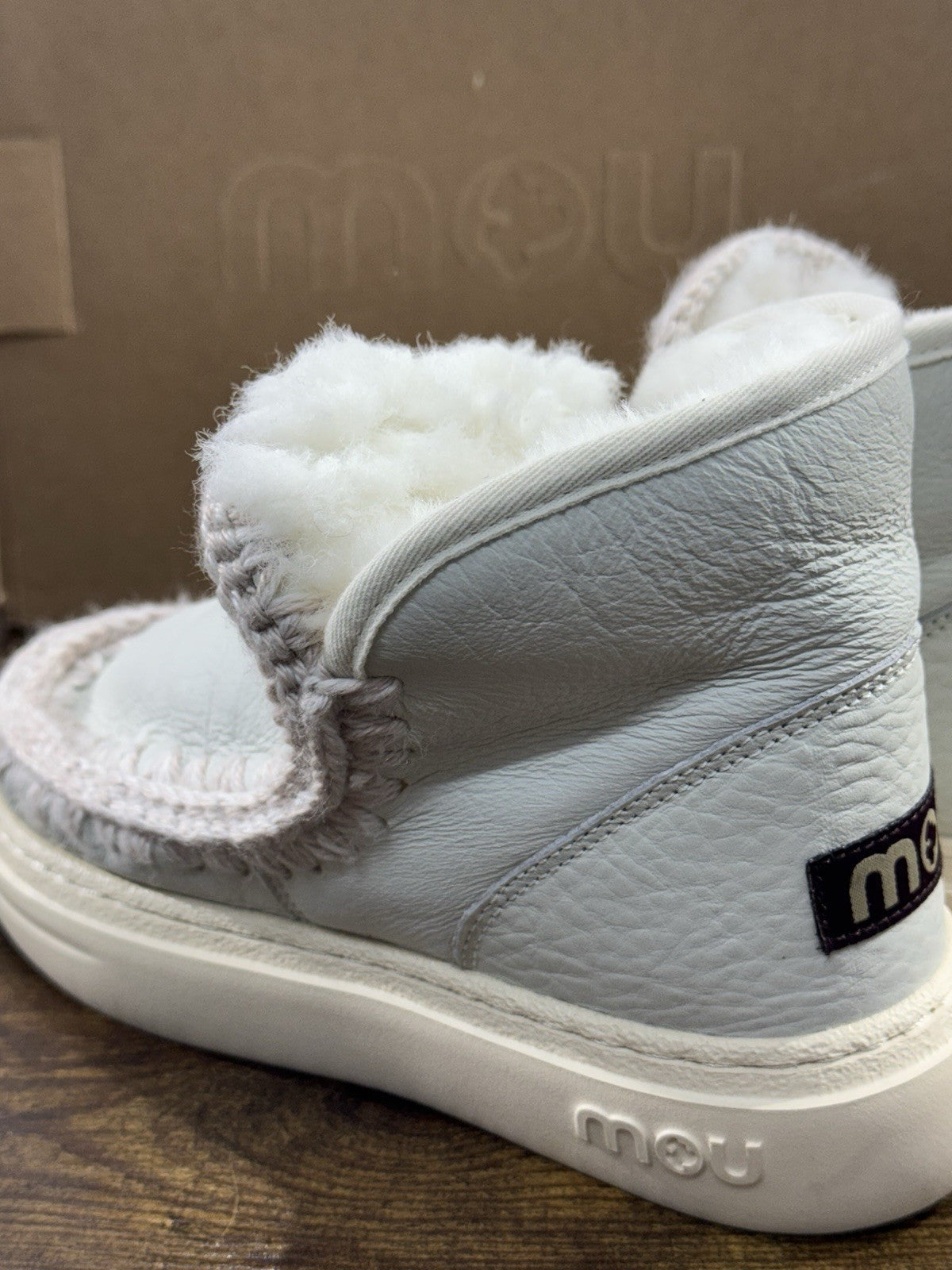 Mou eskimo Sneaker Bold Pelle Bianca   Casual Mou Woman Boot  Pelle 35