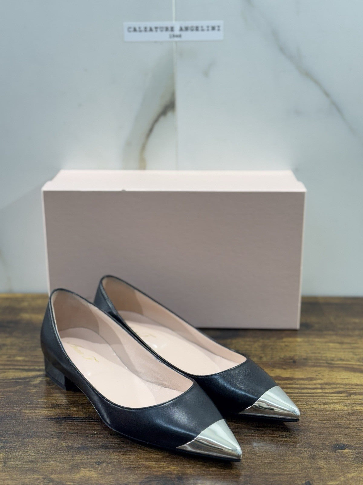 Anna F. Ballerina Donna Pelle  Nero Casual Shoes 37