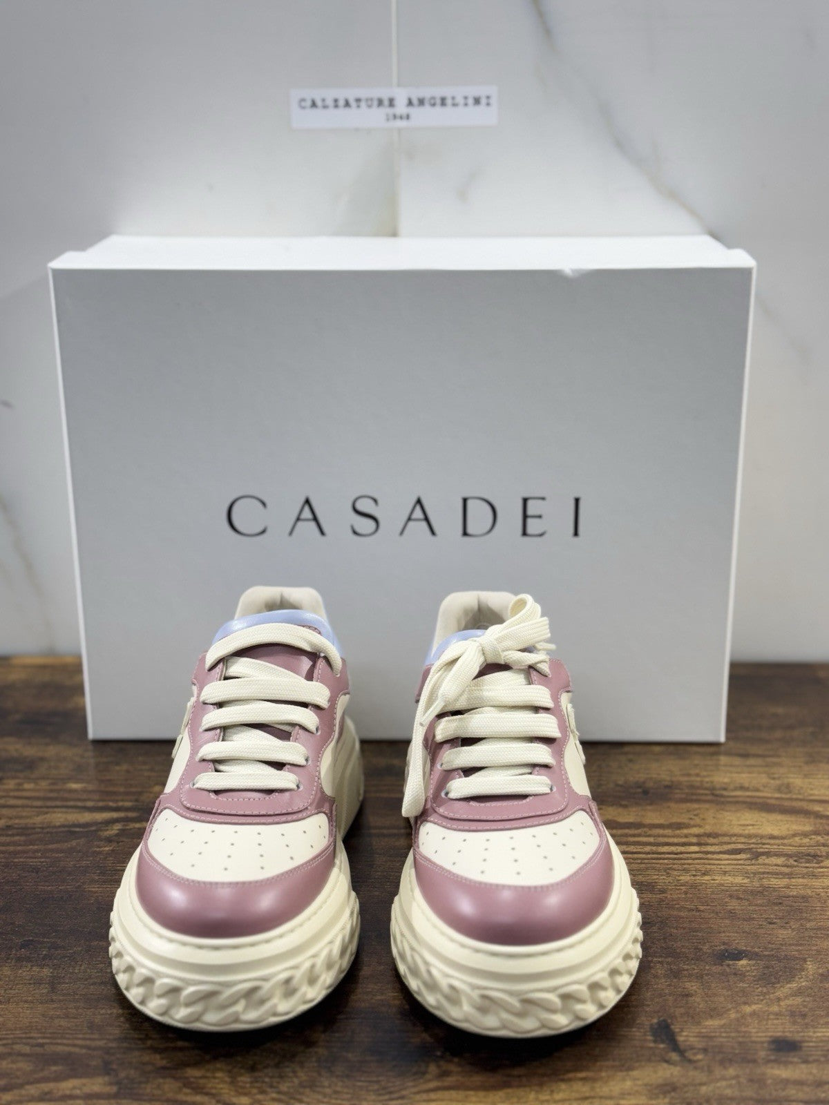 Casadei Sneakers Casadei Off Road in Pelle Multicolor Luxury Casadei Casual 38