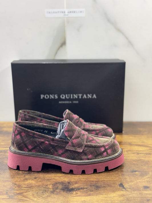 Pons Quintana Mocassino  Donna Prugna  Casual Woman 35