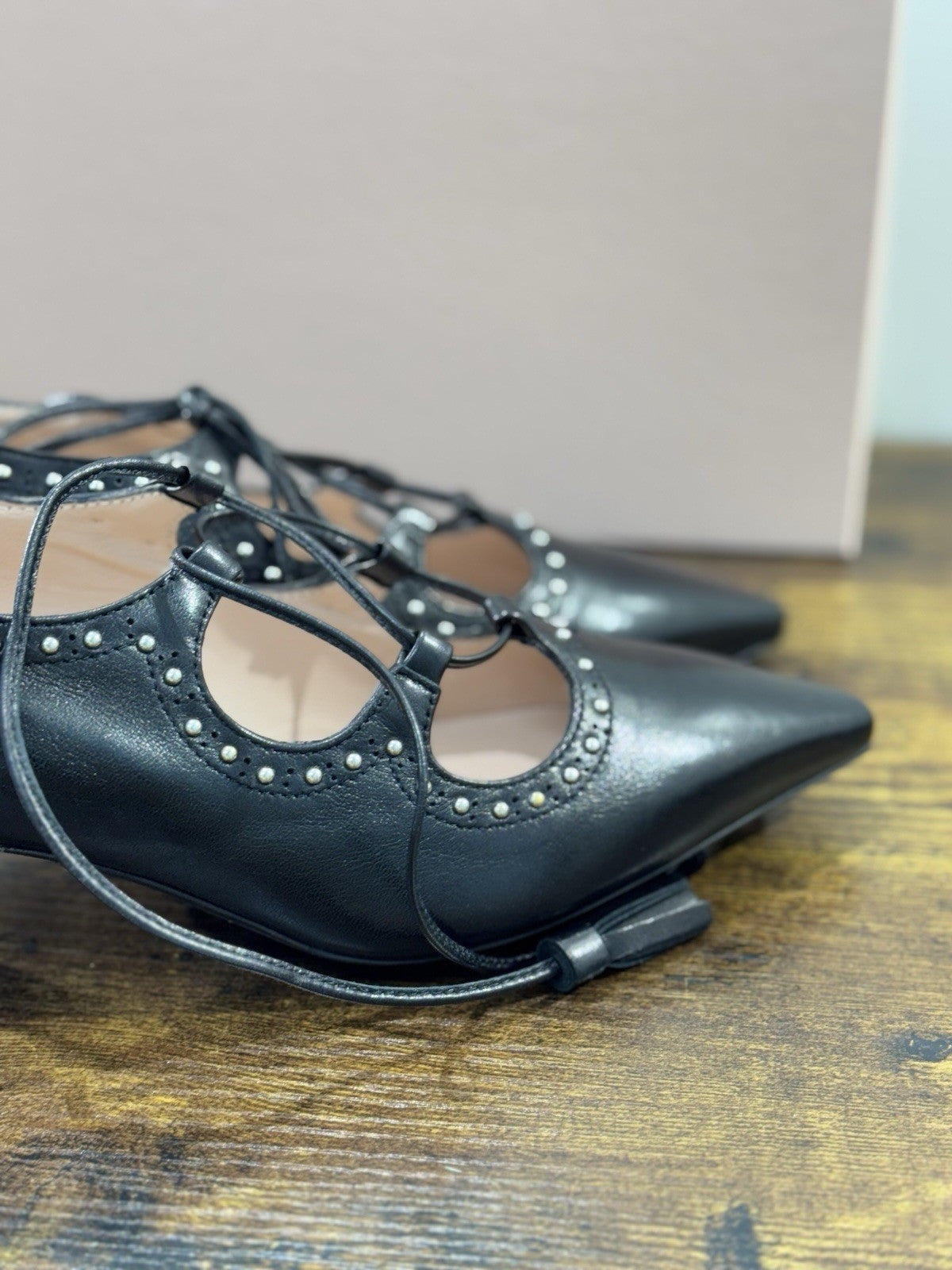 Anna F. Décolleté’ Donna Pelle Nero  Con Tacco 37.5