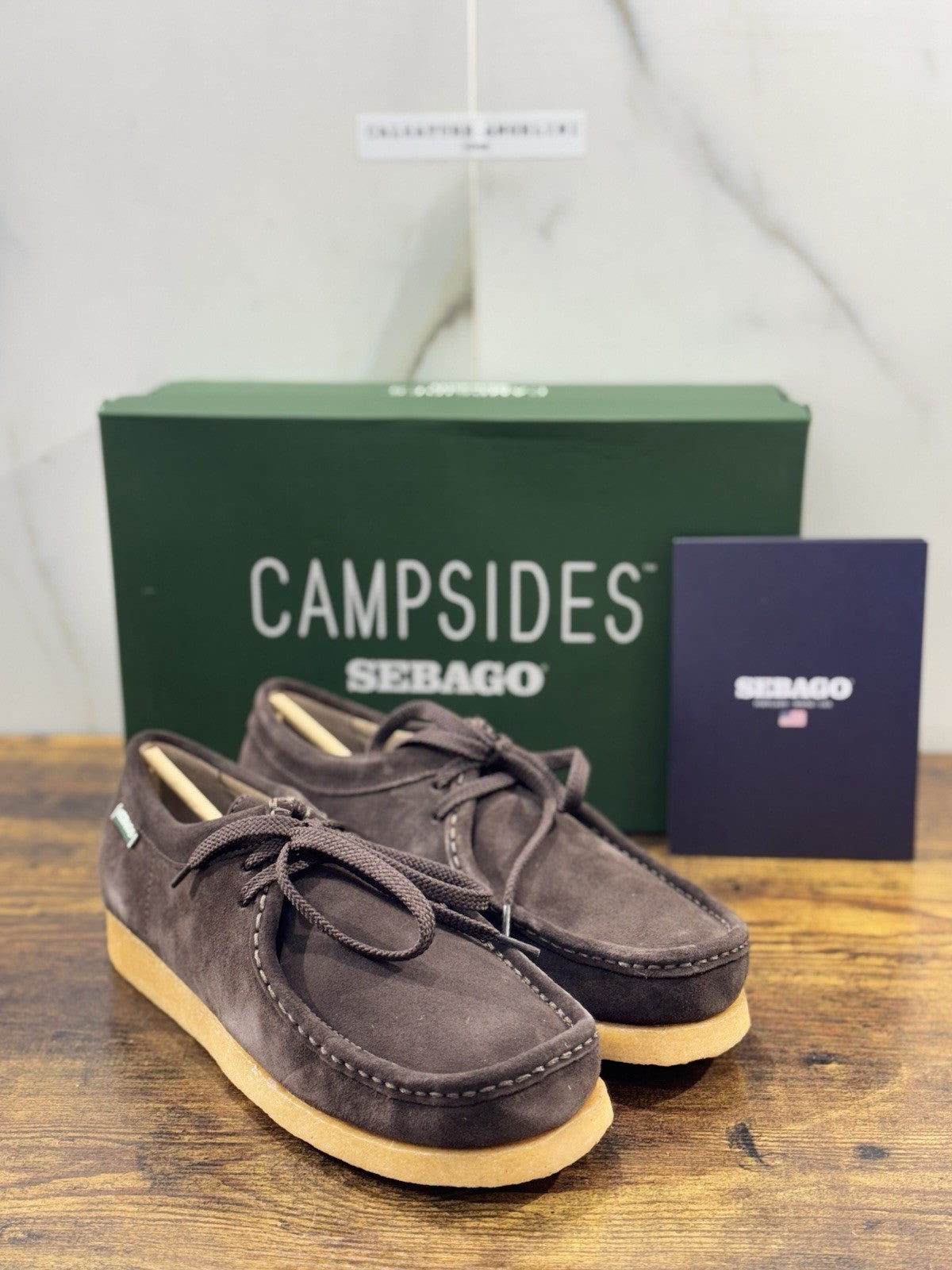 Sebago Koala  Pelle Suede Brown Scarpa Uomo Icon Sebago 41.5
