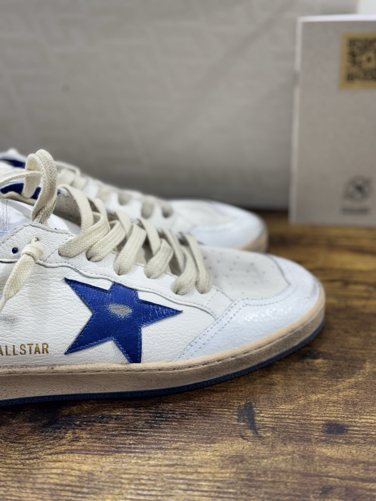 Golden Goose Ball Star Sneaker Uomo White Bluet    Luxury Casual Golden Goose 41