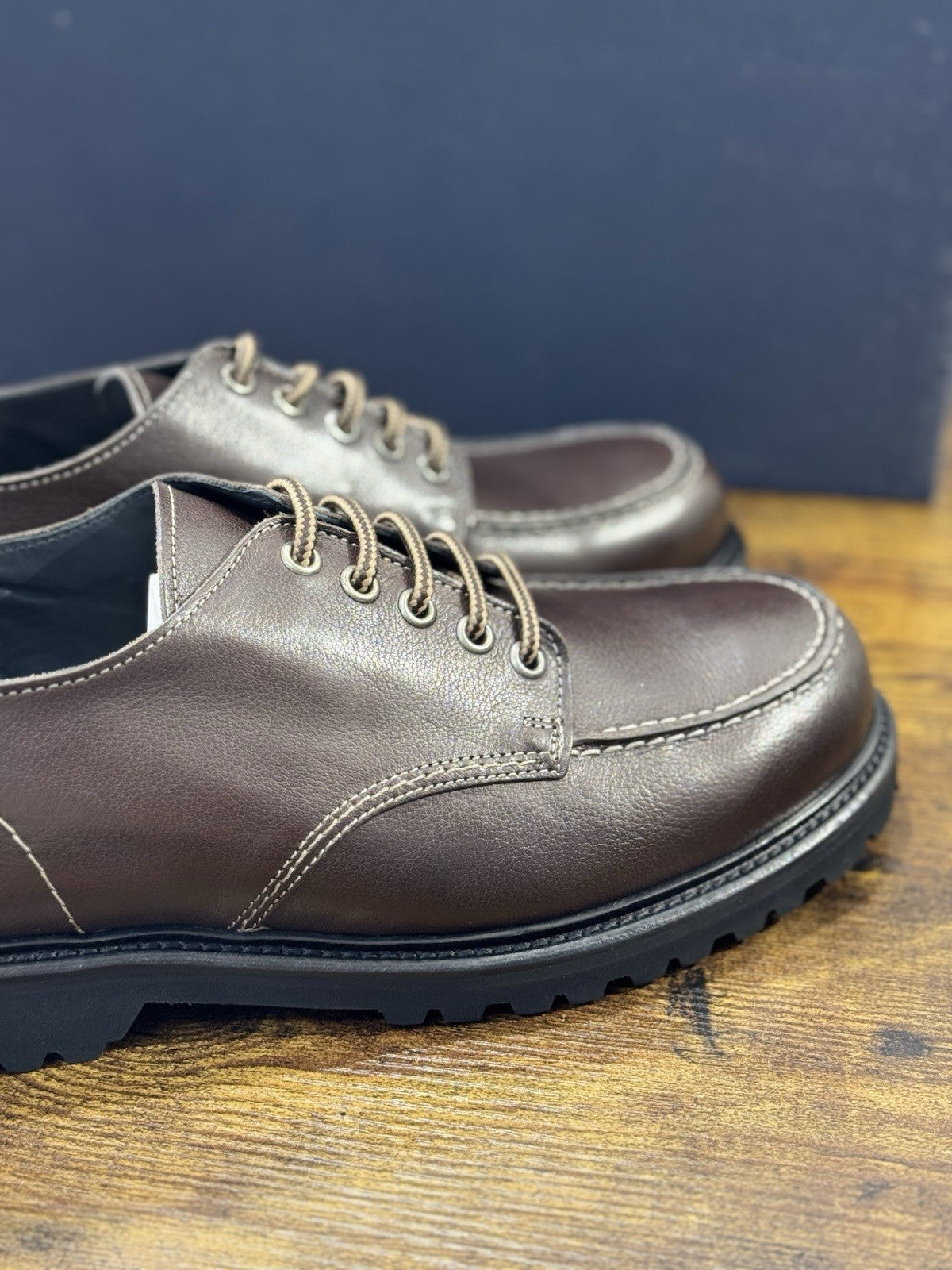 Seboy’s Scarpa  Uomo Pelle Marrone Fondo Vibram Extra Light 41