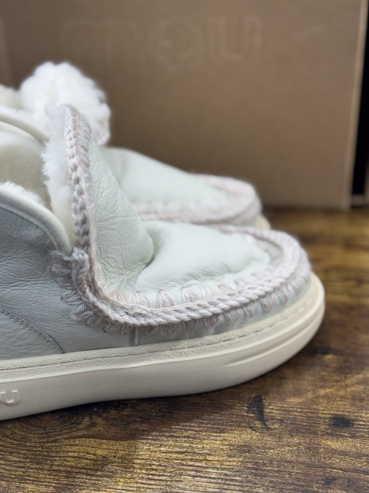 Mou eskimo Sneaker Bold Pelle Bianca   Casual Mou Woman Boot  Pelle 35