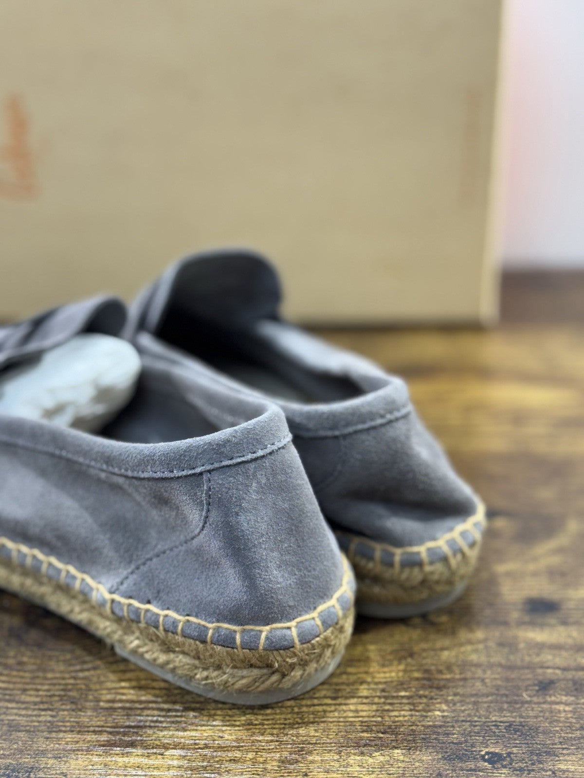 Castagner Espadrillas Uomo Mocassino Suede Grey Original 42