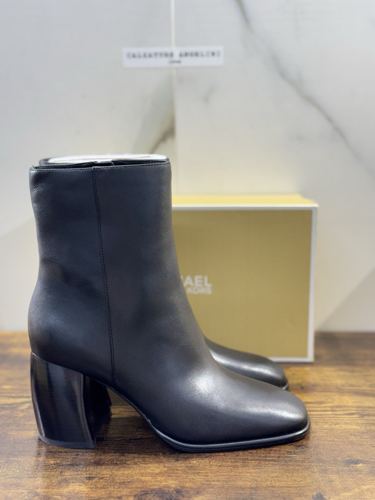 Michael Kors Stivaletto donna Maude   bootie pelle Nero  casual 38